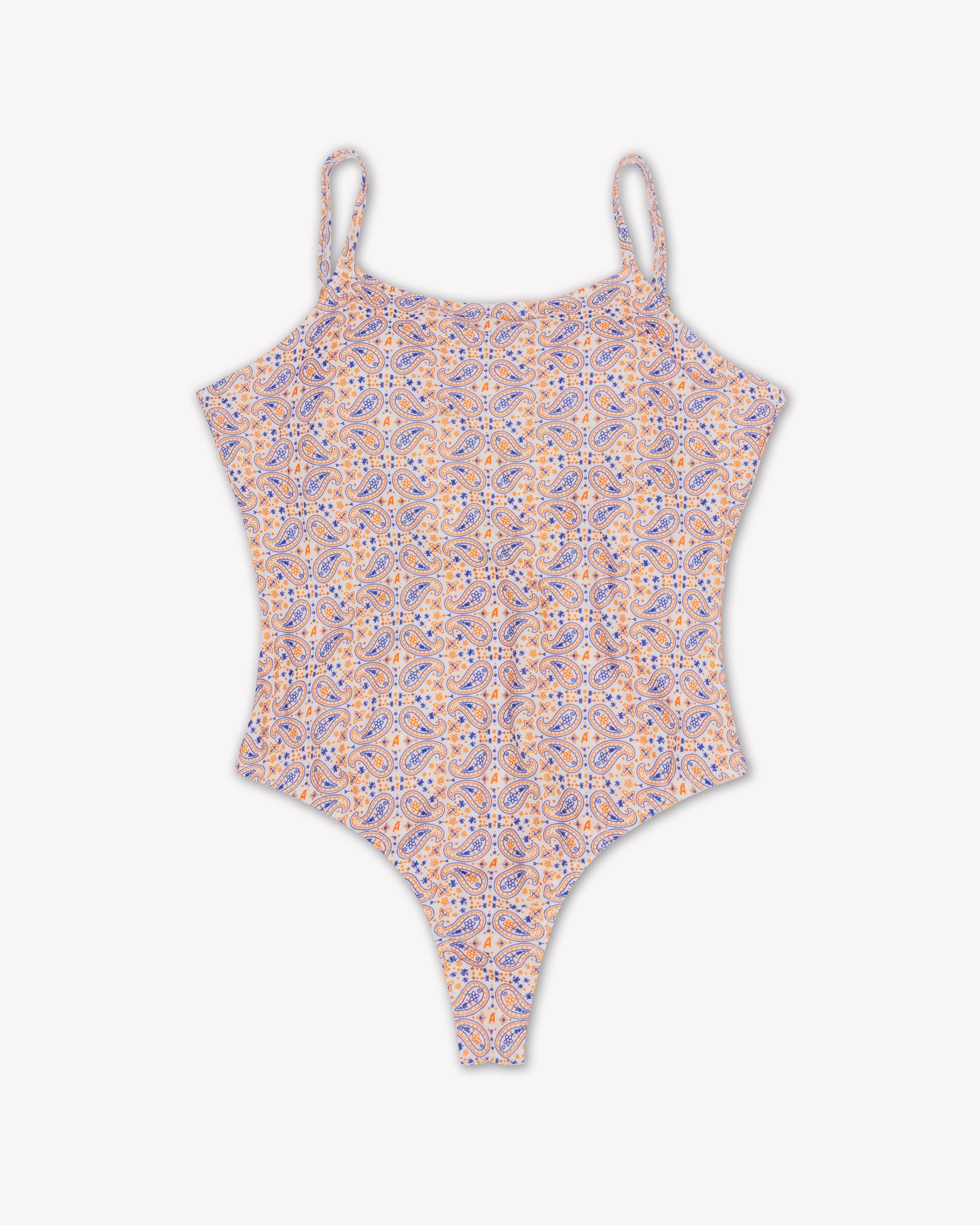 Aperol Paisley One-Piece Swimsuit