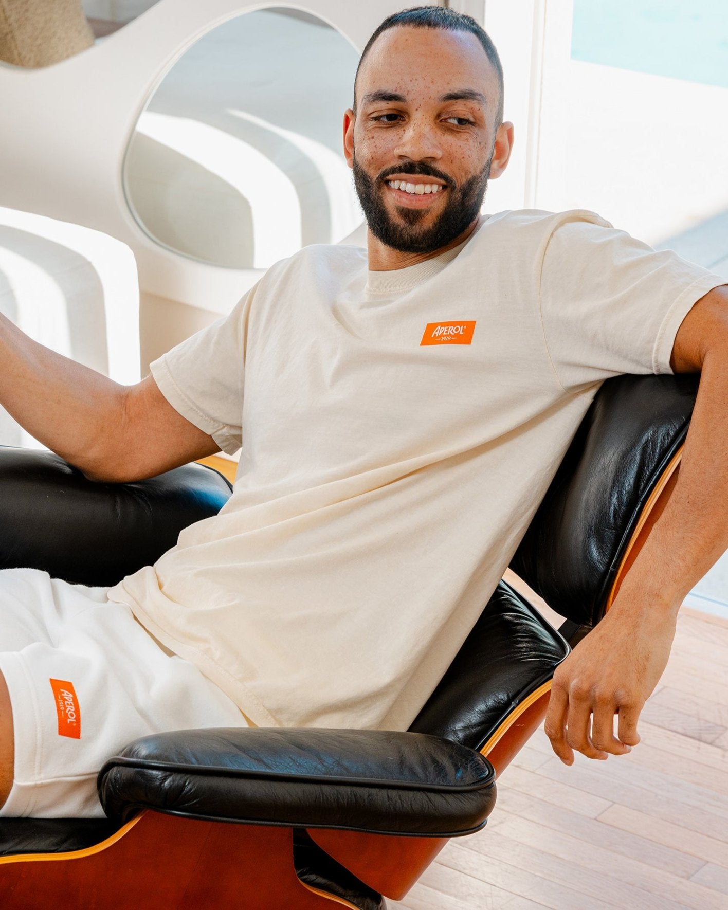 Aperol Tilted Box Logo Tee