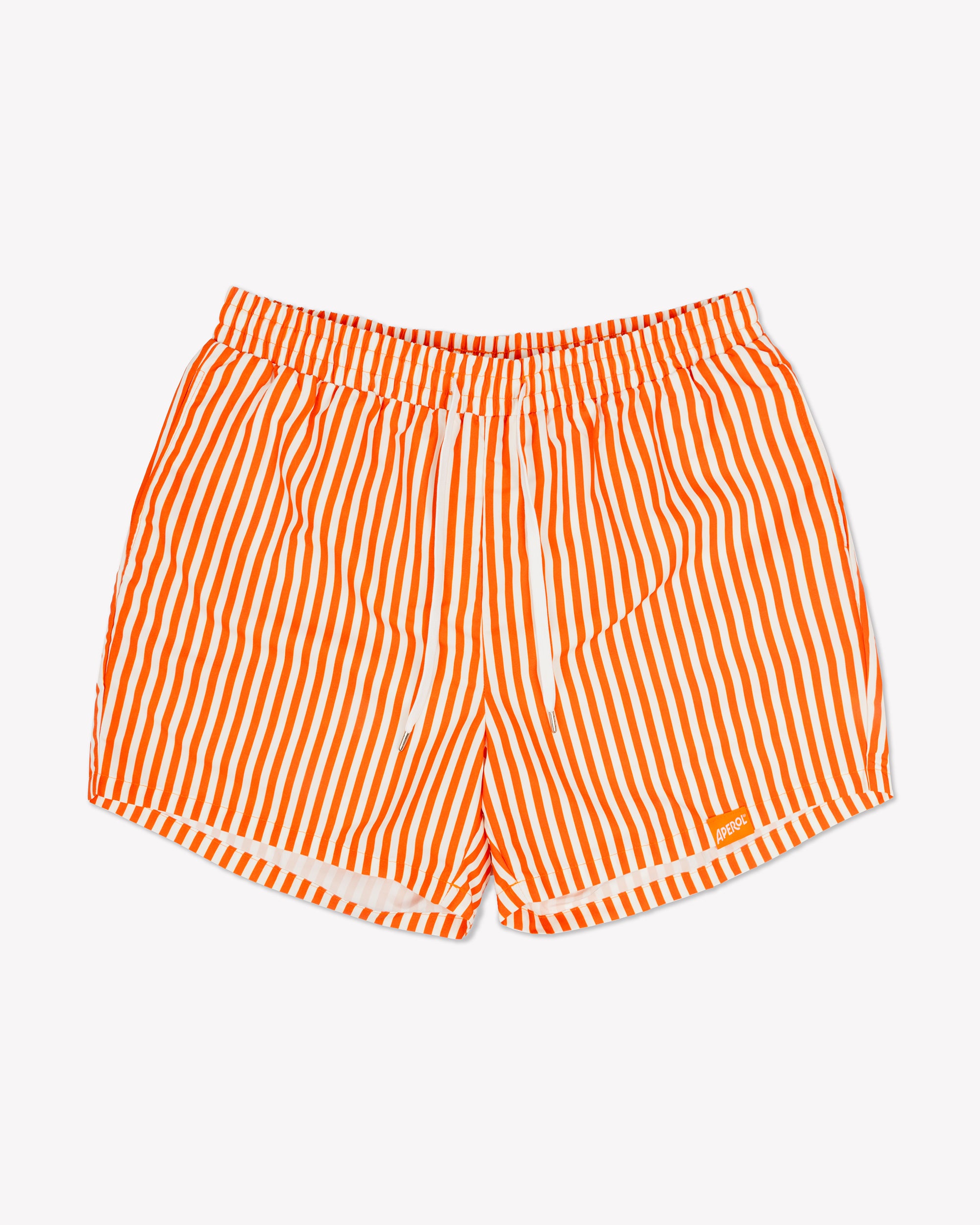Aperol Men's Striped Swim Trunks