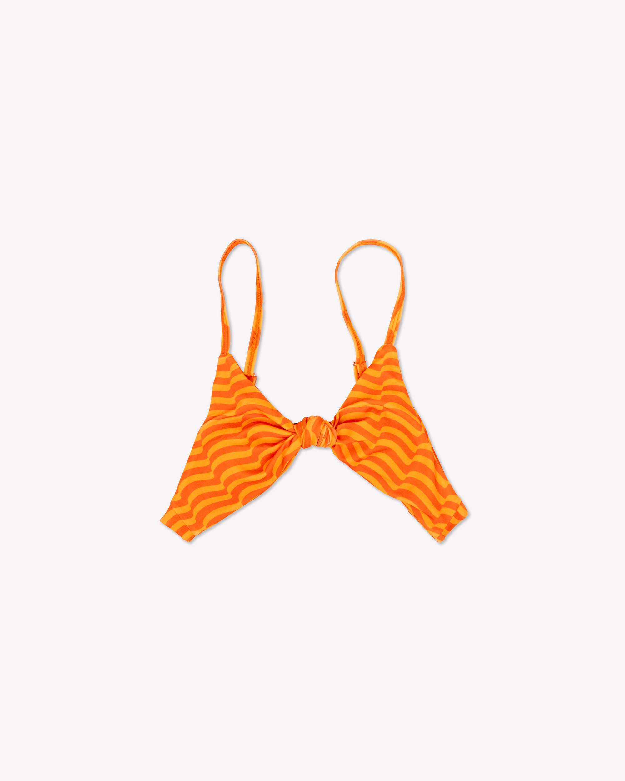 Aperol Wave Bikini Top